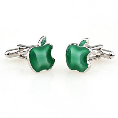 Green Apple of the Day Cufflinks1.jpg